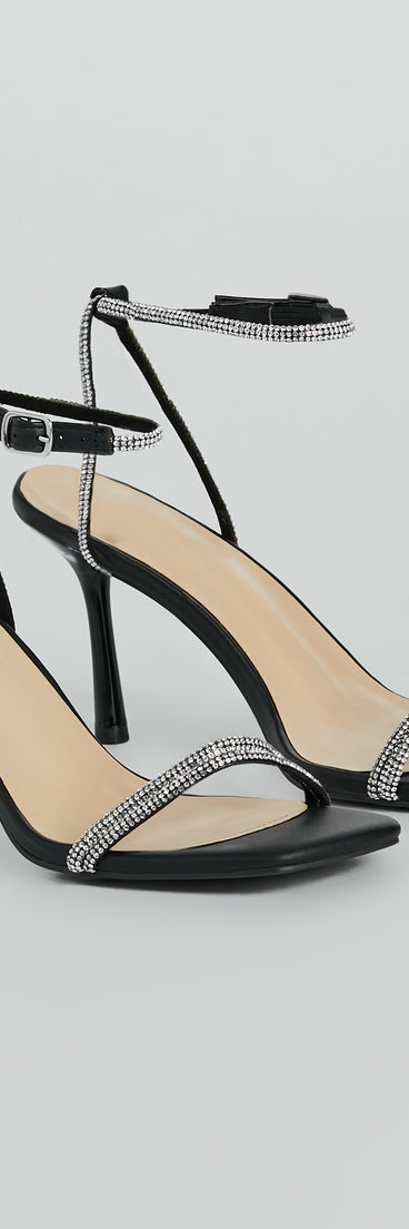 Strut In Fabulous Rhinestone Stiletto Heels