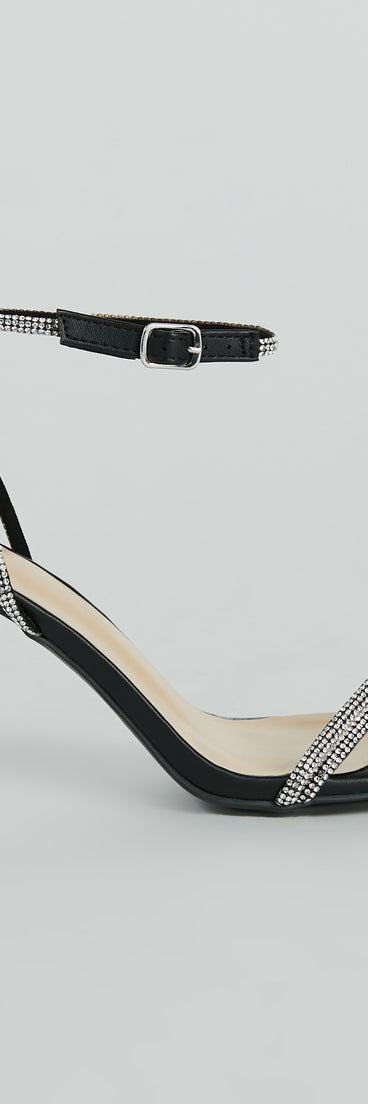 Strut In Fabulous Rhinestone Stiletto Heels