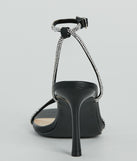 Strut In Fabulous Rhinestone Stiletto Heels