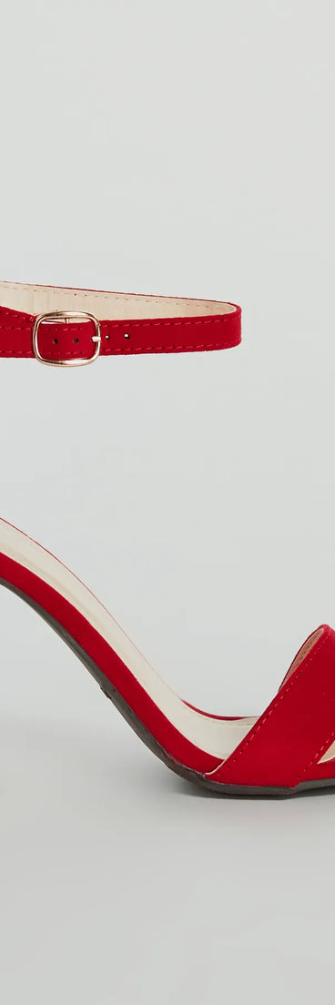 Day To Night Basic Micro Suede Block Heels