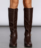Ride Out In Style Faux Leather Boots for 2022 festival outfits, festival dress, outfits for raves, concert outfits, and/or club outfits