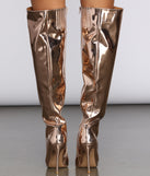 Metallic Marvel Stiletto Boots are chic ladies' shoes to complete your best 2023 outfits. They come in a variety of trendy women's shoe styles like platforms and dressy low-heels, & are available in wide widths for better comfort.