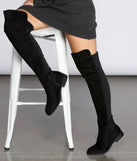 Flat Thigh High 50/50 Boots for 2022 festival outfits, festival dress, outfits for raves, concert outfits, and/or club outfits
