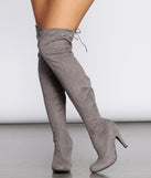 Wanderlust Over The Knee Stiletto Boots are chic ladies' shoes to complete your best 2023 outfits. They come in a variety of trendy women's shoe styles like platforms and dressy low-heels, & are available in wide widths for better comfort.