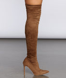 Thigh-High Stiletto Boots are chic ladies' shoes to complete your best 2023 outfits. They come in a variety of trendy women's shoe styles like platforms and dressy low-heels, & are available in wide widths for better comfort.