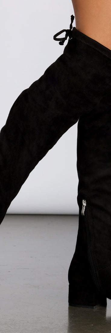 Everyday Slay Tall Faux Suede Boots are chic ladies' shoes to complete your best 2023 outfits. They come in a variety of trendy women's shoe styles like platforms and dressy low-heels, & are available in wide widths for better comfort.