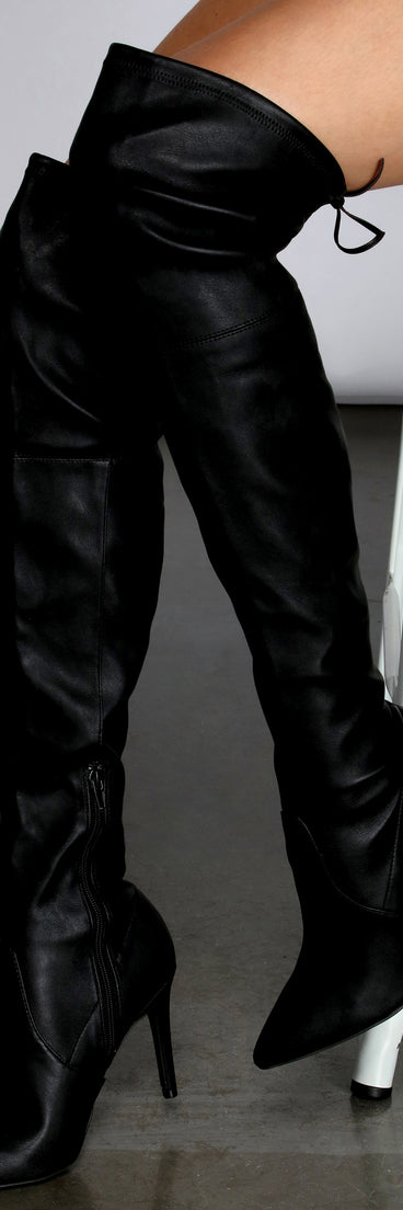 Bad Girl Thigh High Stiletto Boots are chic ladies' shoes to complete your best 2023 outfits. They come in a variety of trendy women's shoe styles like platforms and dressy low-heels, & are available in wide widths for better comfort.