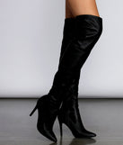 Bad Girl Thigh High Stiletto Boots are chic ladies' shoes to complete your best 2023 outfits. They come in a variety of trendy women's shoe styles like platforms and dressy low-heels, & are available in wide widths for better comfort.