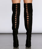 Fall In Love Thigh High Boots are chic ladies' shoes to complete your best 2023 outfits. They come in a variety of trendy women's shoe styles like platforms and dressy low-heels, & are available in wide widths for better comfort.