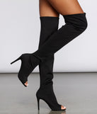 A Sassy Moment Peep Toe Stiletto Boots are chic ladies' shoes to complete your best 2023 outfits. They come in a variety of trendy women's shoe styles like platforms and dressy low-heels, & are available in wide widths for better comfort.