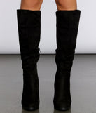 Lovely Days Tall Suede Boots for 2022 festival outfits, festival dress, outfits for raves, concert outfits, and/or club outfits