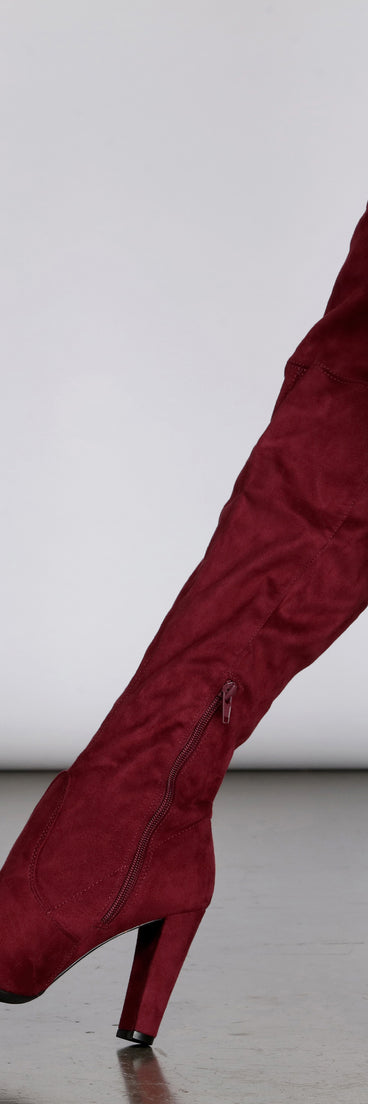 On The Run Thigh High Boots for 2022 festival outfits, festival dress, outfits for raves, concert outfits, and/or club outfits