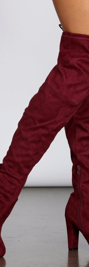 On The Run Thigh High Boots for 2022 festival outfits, festival dress, outfits for raves, concert outfits, and/or club outfits