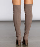 50/50 Thigh High Faux Suede Boots are chic ladies' shoes to complete your best 2023 outfits. They come in a variety of trendy women's shoe styles like platforms and dressy low-heels, & are available in wide widths for better comfort.