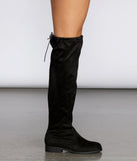 Not So Basic Flat Wide-Calf Suede Boots for 2022 festival outfits, festival dress, outfits for raves, concert outfits, and/or club outfits