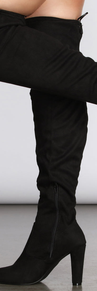 Forever Fall Wide Calf Thigh High Boots are chic ladies' shoes to complete your best 2023 outfits. They come in a variety of trendy women's shoe styles like platforms and dressy low-heels, & are available in wide widths for better comfort.