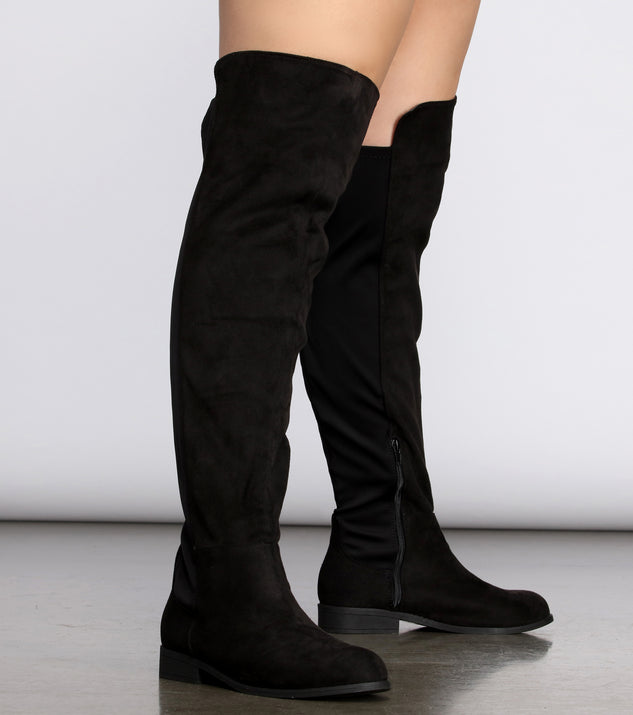 I Want It All 50/50 Wide Calf Boots is a trendy pick to create 2023 concert outfits, festival dresses, outfits for raves, or to complete your best party outfits or clubwear!