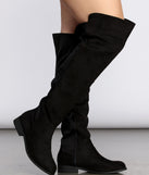 I Want It All 50/50 Wide Calf Boots are chic ladies' shoes to complete your best 2023 outfits. They come in a variety of trendy women's shoe styles like platforms and dressy low-heels, & are available in wide widths for better comfort.