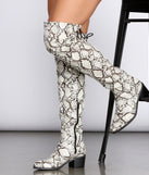 Follow Your Instincts Thigh High Boots is a trendy pick to create 2023 concert outfits, festival dresses, outfits for raves, or to complete your best party outfits or clubwear!