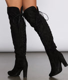 Play It Up Lace Up Thigh High Boots is a trendy pick to create 2023 concert outfits, festival dresses, outfits for raves, or to complete your best party outfits or clubwear!