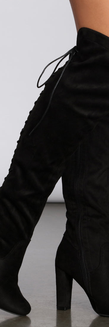 Play It Up Lace Up Thigh High Boots are chic ladies' shoes to complete your best 2023 outfits. They come in a variety of trendy women's shoe styles like platforms and dressy low-heels, & are available in wide widths for better comfort.