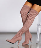 All About The Mauves Thigh High Boots are chic ladies' shoes to complete your best 2023 outfits. They come in a variety of trendy women's shoe styles like platforms and dressy low-heels, & are available in wide widths for better comfort.