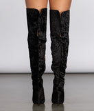 Live Lavishly Velvet Stiletto Boots are chic ladies' shoes to complete your best 2023 outfits. They come in a variety of trendy women's shoe styles like platforms and dressy low-heels, & are available in wide widths for better comfort.