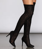 A Madonna Vibe Lace Stiletto Thigh High Boots are chic ladies' shoes to complete your best 2023 outfits. They come in a variety of trendy women's shoe styles like platforms and dressy low-heels, & are available in wide widths for better comfort.