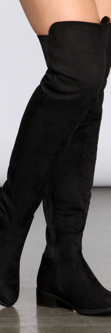 Level Up Over The Knee Boots are chic ladies' shoes to complete your best 2023 outfits. They come in a variety of trendy women's shoe styles like platforms and dressy low-heels, & are available in wide widths for better comfort.