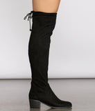 Above Basic Over The Knee Boots are chic ladies' shoes to complete your best 2023 outfits. They come in a variety of trendy women's shoe styles like platforms and dressy low-heels, & are available in wide widths for better comfort.