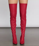 Hot Fire Alert Thigh High Boots are chic ladies' shoes to complete your best 2023 outfits. They come in a variety of trendy women's shoe styles like platforms and dressy low-heels, & are available in wide widths for better comfort.