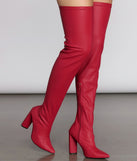 Hot Fire Alert Thigh High Boots are chic ladies' shoes to complete your best 2023 outfits. They come in a variety of trendy women's shoe styles like platforms and dressy low-heels, & are available in wide widths for better comfort.