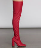 Hot Fire Alert Thigh High Boots are chic ladies' shoes to complete your best 2023 outfits. They come in a variety of trendy women's shoe styles like platforms and dressy low-heels, & are available in wide widths for better comfort.