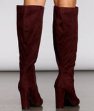 Flaunt It Faux Suede Knee-High Boots are chic ladies' shoes to complete your best 2023 outfits. They come in a variety of trendy women's shoe styles like platforms and dressy low-heels, & are available in wide widths for better comfort.