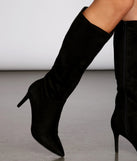 That Girl Knee-High Stiletto Boots are chic ladies' shoes to complete your best 2023 outfits. They come in a variety of trendy women's shoe styles like platforms and dressy low-heels, & are available in wide widths for better comfort.