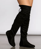 Miles To Go Thigh High Faux Suede Boots is a trendy pick to create 2023 concert outfits, festival dresses, outfits for raves, or to complete your best party outfits or clubwear!