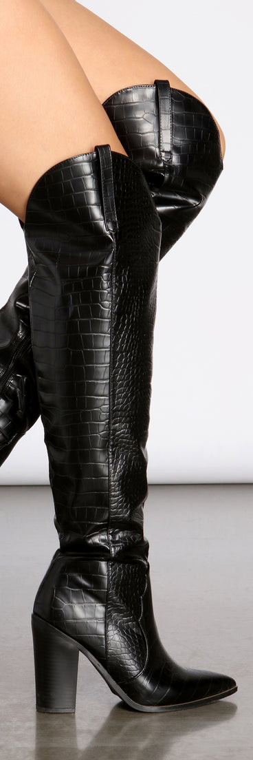 Lone Ranger Knee-High Western Boots is a trendy pick to create 2023 festival outfits, festival dresses, outfits for concerts or raves, and complete your best party outfits!