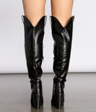 Lone Ranger Knee-High Western Boots is a trendy pick to create 2023 festival outfits, festival dresses, outfits for concerts or raves, and complete your best party outfits!