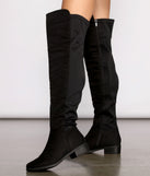 Here For It Over The Knee Flat Boots are chic ladies' shoes to complete your best 2023 outfits. They come in a variety of trendy women's shoe styles like platforms and dressy low-heels, & are available in wide widths for better comfort.