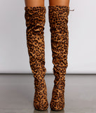 Fierce Fashionista Over The Knee Block Heel Boots are chic ladies' shoes to complete your best 2023 outfits. They come in a variety of trendy women's shoe styles like platforms and dressy low-heels, & are available in wide widths for better comfort.
