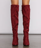 Over The Knee Tie Back Heeled Boots are chic ladies' shoes to complete your best 2023 outfits. They come in a variety of trendy women's shoe styles like platforms and dressy low-heels, & are available in wide widths for better comfort.