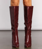 Feelin' Fab Knee High Stiletto Heeled Boots are chic ladies' shoes to complete your best 2023 outfits. They come in a variety of trendy women's shoe styles like platforms and dressy low-heels, & are available in wide widths for better comfort.
