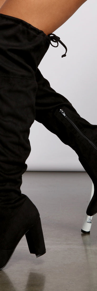 Chic Fashionista Over The Knee Boots are chic ladies' shoes to complete your best 2023 outfits. They come in a variety of trendy women's shoe styles like platforms and dressy low-heels, & are available in wide widths for better comfort.