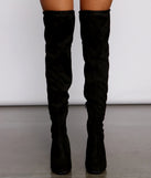 Chic Fashionista Over The Knee Boots are chic ladies' shoes to complete your best 2023 outfits. They come in a variety of trendy women's shoe styles like platforms and dressy low-heels, & are available in wide widths for better comfort.