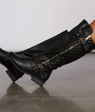 Quilted Faux Leather Buckle Detail Boots are chic ladies' shoes to complete your best 2023 outfits. They come in a variety of trendy women's shoe styles like platforms and dressy low-heels, & are available in wide widths for better comfort.
