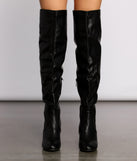 Sleek And Sassy Over The Knee Block Heeled Boots are chic ladies' shoes to complete your best 2023 outfits. They come in a variety of trendy women's shoe styles like platforms and dressy low-heels, & are available in wide widths for better comfort.