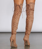 Lace Back Stiletto Boots are chic ladies' shoes to complete your best 2023 outfits. They come in a variety of trendy women's shoe styles like platforms and dressy low-heels, & are available in wide widths for better comfort.