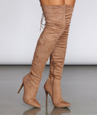 Lace Back Stiletto Boots are chic ladies' shoes to complete your best 2023 outfits. They come in a variety of trendy women's shoe styles like platforms and dressy low-heels, & are available in wide widths for better comfort.