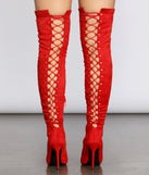 Lace Up Glamour Stiletto Boots are chic ladies' shoes to complete your best 2023 outfits. They come in a variety of trendy women's shoe styles like platforms and dressy low-heels, & are available in wide widths for better comfort.
