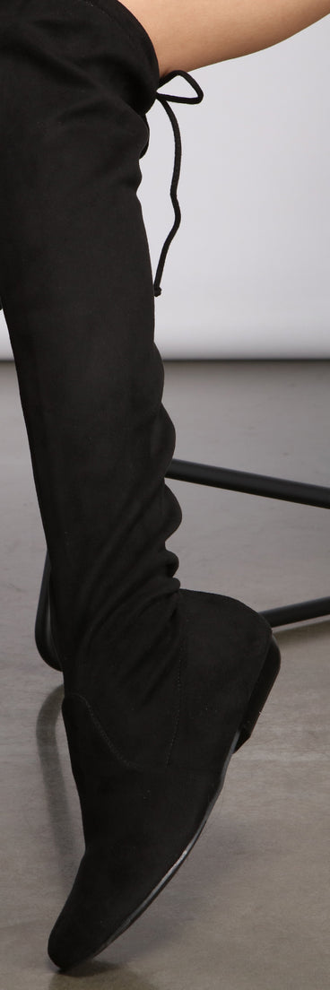 Faux Microsuede Lace-Up Boots are chic ladies' shoes to complete your best 2023 outfits. They come in a variety of trendy women's shoe styles like platforms and dressy low-heels, & are available in wide widths for better comfort.